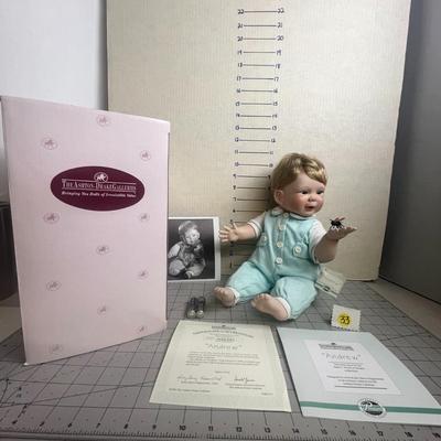 Ashton Drake "Andrew" Porcelain Collectors Doll w/Firefly 1996 - FIRST EDITION