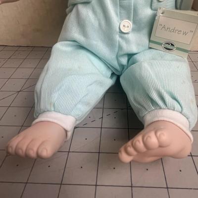 Ashton Drake "Andrew" Porcelain Collectors Doll w/Firefly 1996 - FIRST EDITION