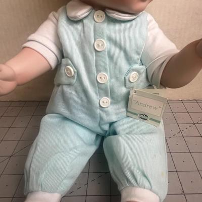 Ashton Drake "Andrew" Porcelain Collectors Doll w/Firefly 1996 - FIRST EDITION