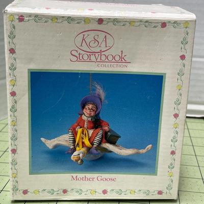 Kurt Adler Ornament Storybook Collection Mother Goose Nursery Rhymes Resin