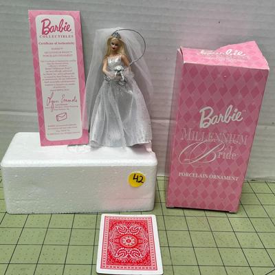 Barbie Millennium Bride Porcelain Ornament