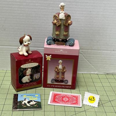 Kurt S. Adler Moses Figurine Passover Bible Prophet Red Sea With The Poky Little Puppy