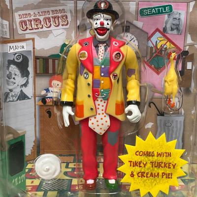 J.P. Patches Clown Action Figure with Tikey Turkey