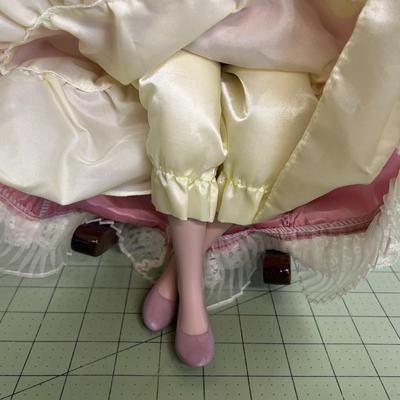 Rare Storytime Porcelain Doll Set By Lia Dileo Mother Daughter & Rocker - Gorham
