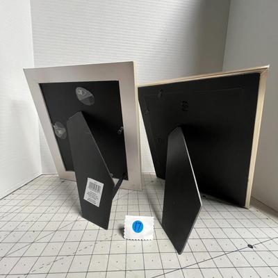 White & Silver Photo Frames