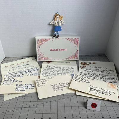 Penpal Letters & Doll