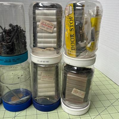 Pack of Household Tools Storage Jars