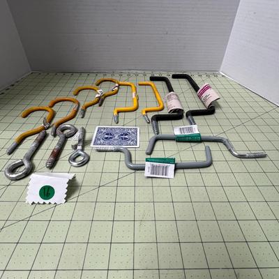 Set of Hooks Hangers & Steel Syphons
