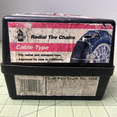 Laclede Cable Tire Snow Chains stock No #1026  