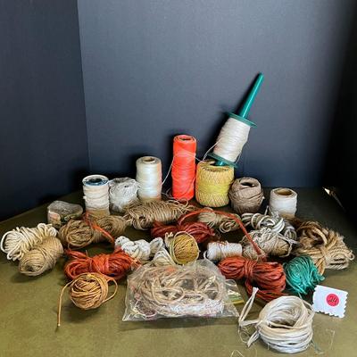 Lot of Twines and Ropes & Vintage Cotton Threads