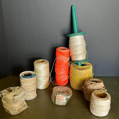 Lot of Twines and Ropes & Vintage Cotton Threads