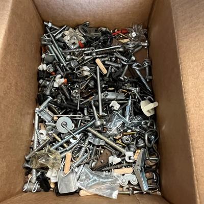 Lot of Screws in Jars, and packets