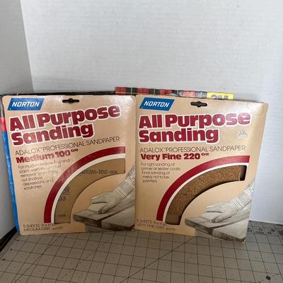 Lot of Various Brand Sandpaper