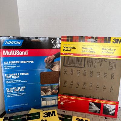 Lot of Various Brand Sandpaper