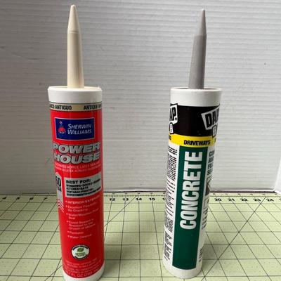Sherwin Williams Powerhouse Tan Caulking & Caulking Gun