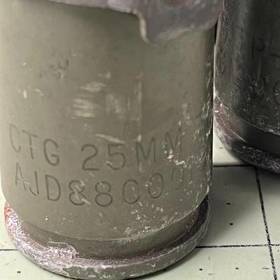 25mm Shell Casings AJD88000 - Set of 6