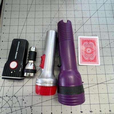 Set of 7 Multipurpose Lamps & Flashlights