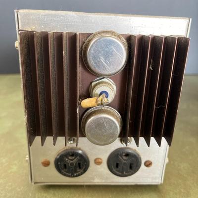 Vintage Ammeter Unit & Grill Briquet Baskets