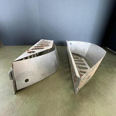 Vintage Ammeter Unit & Grill Briquet Baskets