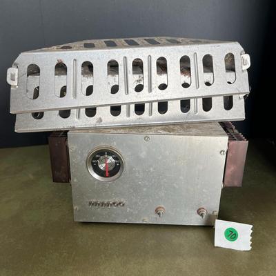 Vintage Ammeter Unit & Grill Briquet Baskets