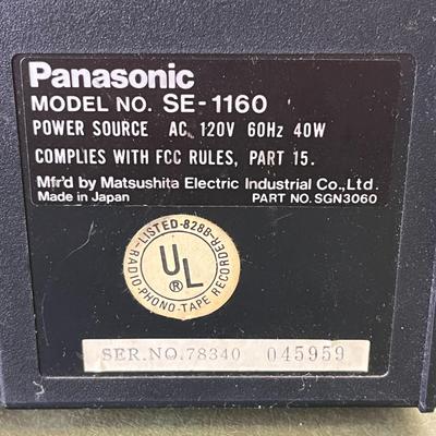 Panasonic AM FM Record Player
