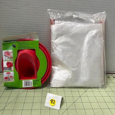Paint Can Pour Spout With DROP CLOTH