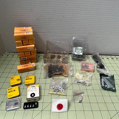 Lot of Lamps, Fuses, Screws, Bolt and Nuts
