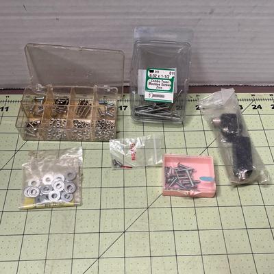 Lot of Lamps, Fuses, Screws, Bolt and Nuts