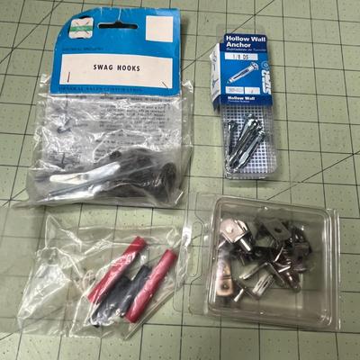 Set of Hooks, Anchors Screws & Nuts