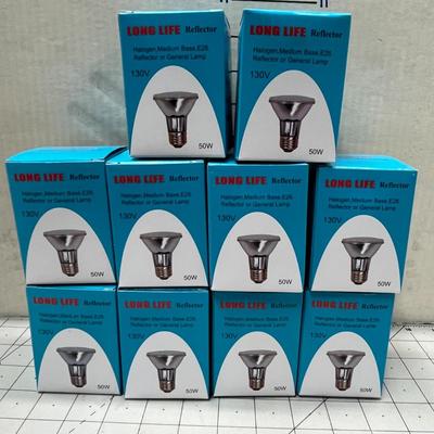Lot of 10 Long Life & Philips Reflector or lamp