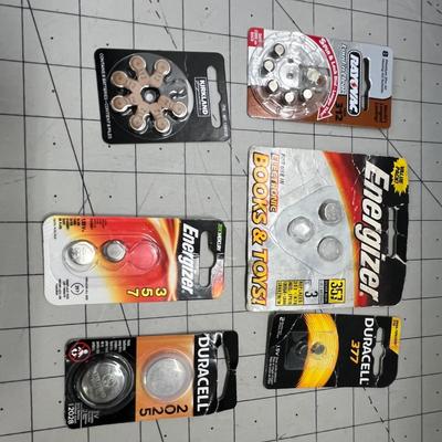 Set of Various batteries