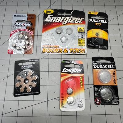 Set of Various batteries