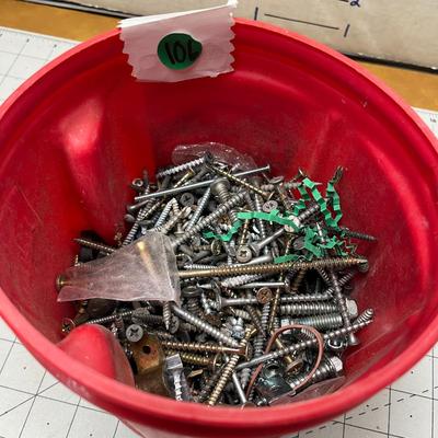 Various Size and Shape of Screws and Bolts