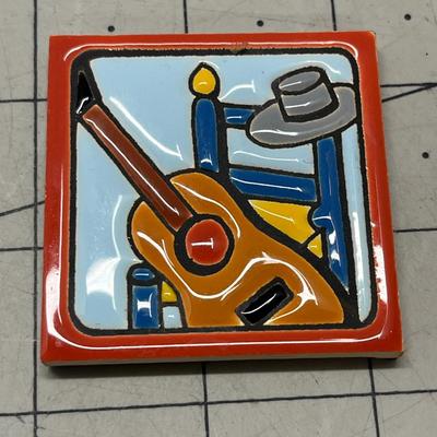 Blomquist Shield and Guitar Tile