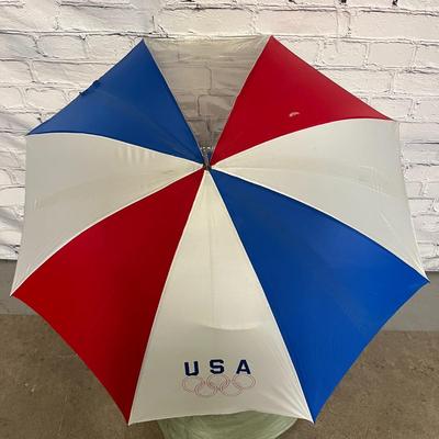 Red, White & Blue Handle Umbrella