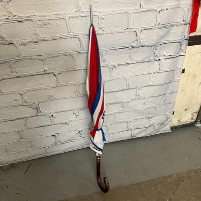 Red, White & Blue Handle Umbrella