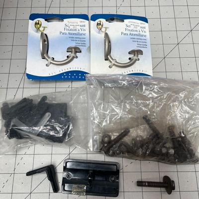 Wall Mount Hooks, Clips, Stakes