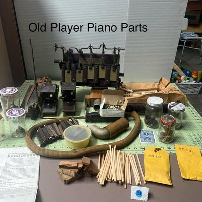 Vintage Player Piano Wind Roll Parts