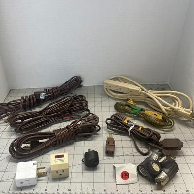 Vintage AC extension Cords Lot 