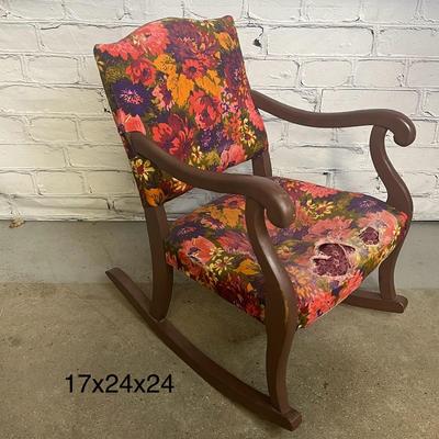 Child's Rocker Chair - Floral