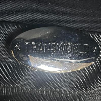 Transworld Black Wheeled Suitcase