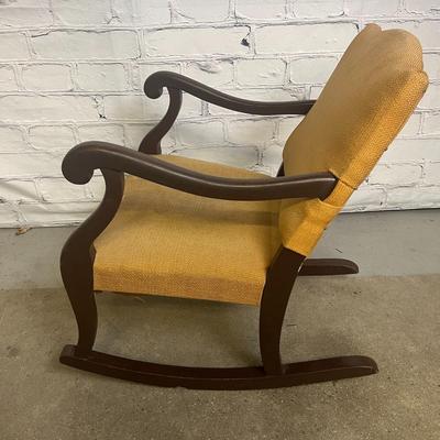 Wood Child's Rocking Chair - Mustard