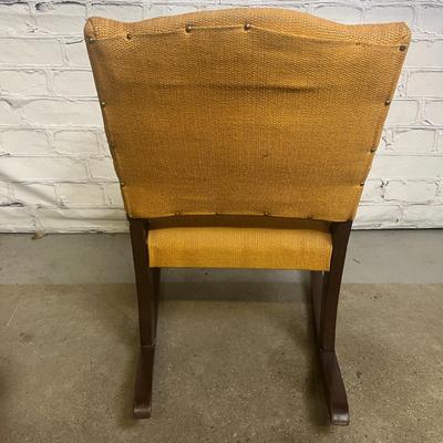 Wood Child's Rocking Chair - Mustard