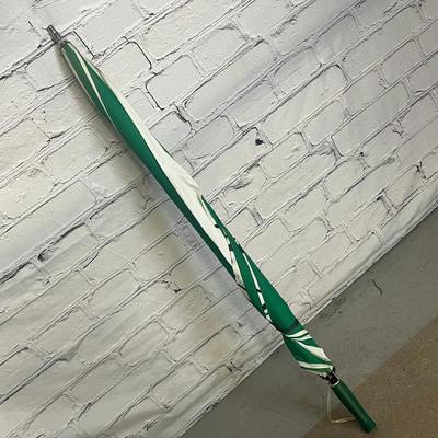 White & Green Golf Umbrella