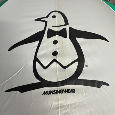 White & Green Golf Umbrella