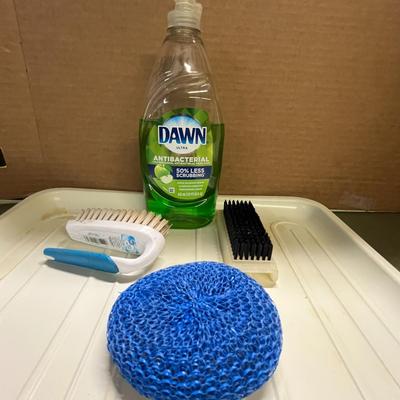 Dishwashing Liquid With Cleaning Accessories