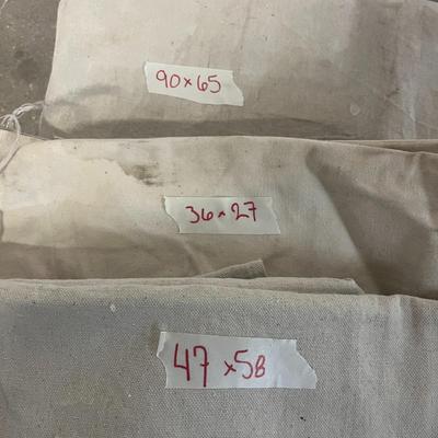 3 Set of Canvas Drop Cloths