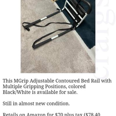 Medpro Bed Side Assist Handle Bar Safety Rail Bed Rails for Elderly Adults