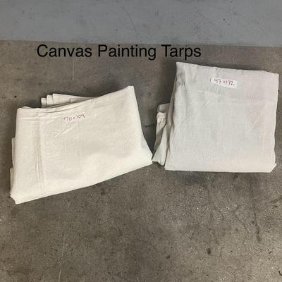 2 Set of Canvas Painting Tarps