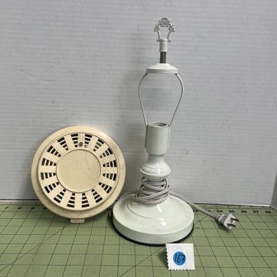 Vintage Table Lamp & Detector